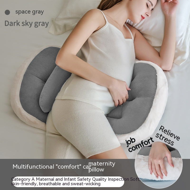 Waist Side Pillow Belly Support During Pregnancy Sleeping U-shaped Cushion